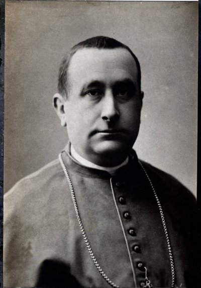 Portrait of Camillo Siciliano di Rende, Italian cardinal by French Photographer